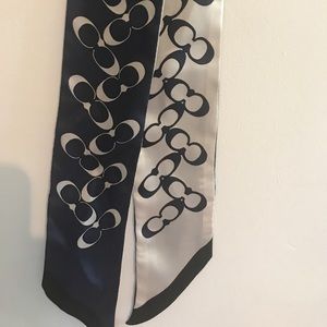 Coach Silk Skinny Scarf